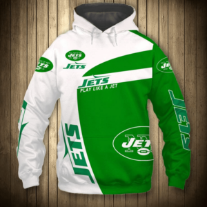 New York Jets 3D Hoodie Zip Sweater T-Shirt Dtt3Hd1101042