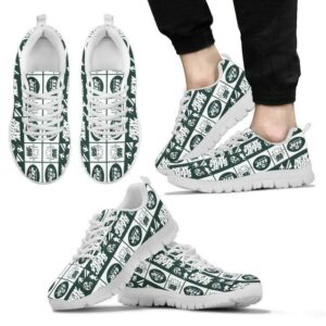 New York Jets Nfl Football Sneakers Running Shoes For Men, Women Shoes13375