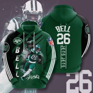 Sports American Football Nfl New York Jets Le'Veon Bell 3D Hoodie Hoodie9812