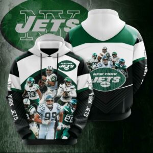 Sports American Football Nfl New York Jets 3D Hoodie Hoodie9957