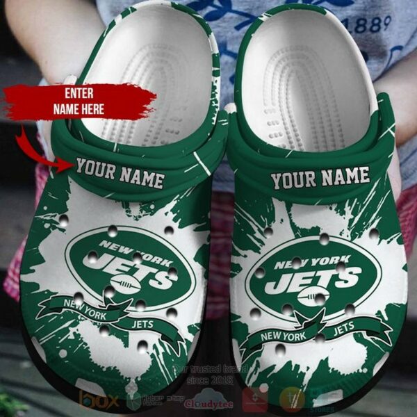 Best NFL New York Jets Custom Name Crocs Crocband Shoes